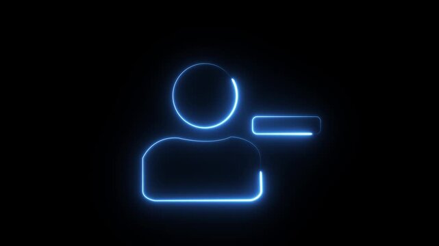 Intrigue unfolds as a neon spy emerges from the darkness captivating silhouette in red