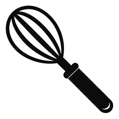 Vintage Manual Egg Beater Silhouette Vector