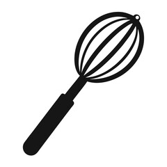Vintage Manual Egg Beater Silhouette Vector