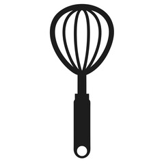 Vintage Manual Egg Beater Silhouette Vector