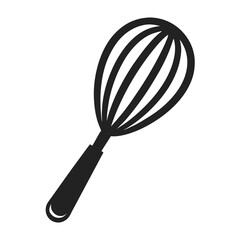 Vintage Manual Egg Beater Silhouette Vector