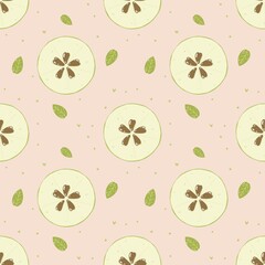 Pear pattern background