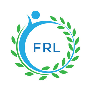 FRL letter logo. FRL blue image on white background. FRL Monogram logo design for entrepreneur and business. . FRL best Sports club logo
