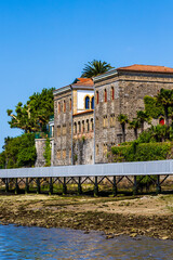 Fototapeta premium Moorish Villa on the Bay of Chingoudy in Hendaye