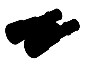 Black silhouette of two bottles or containers overlapping on a white background