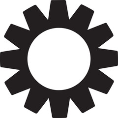 Team lifting gear wheel silhouette vector illustration design