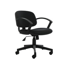 Fototapeta premium Ergonomic office chair designed for comfort and mobility, perfect for modern workspaces and home offices