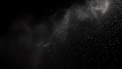 Black Dust Grunge Distressed Noise Grain Overlay Texture Background