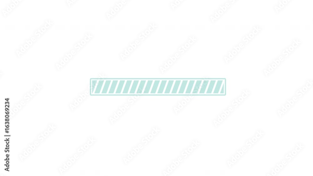 Poster loading bar progress icon, download progress, loading status