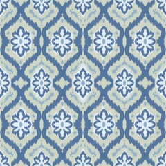  Ikat Seamless  Pattern