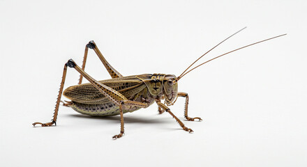 A katydid in a paused moment, appearing alert and attentive. A great photo to capture insect behavior in calm settings.