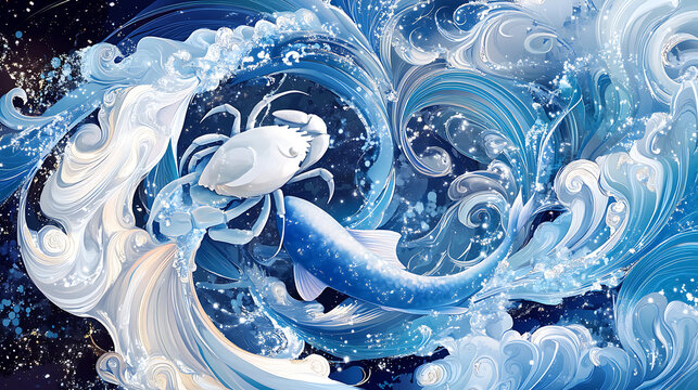 blue water splash