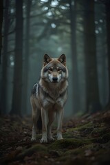 wolf in the forest