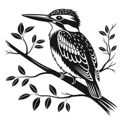 Obraz premium vector illustration of a bird