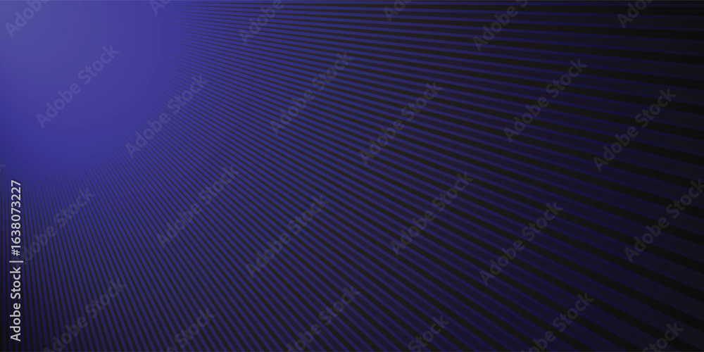 Poster minimalist blue radial stripes background with a modern gradient, creating a dynamic and futuristic 