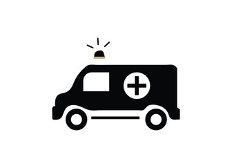 Ambulance car Vector icon