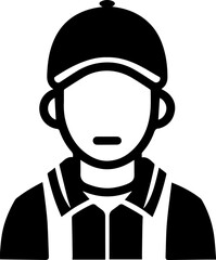 Sports referee officiating a game with authority and focus