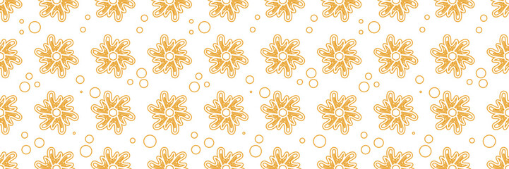seamless pattern decoration with fowers