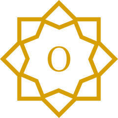  abstract monogram vector logo template