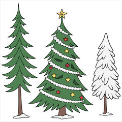 christmas  tree  vector