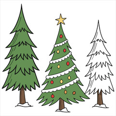 christmas  tree  vector