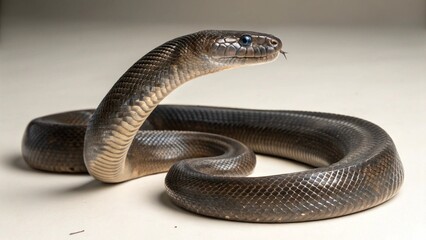 Naklejka premium IMG Boa Constrictor on studio background