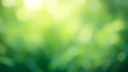 Abstract nature scene with blended green and blue tones, evoking environmental harmony.