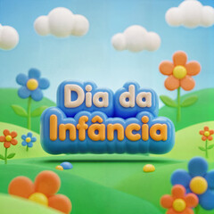 Bright and Playful 'Childhood Day' Scene