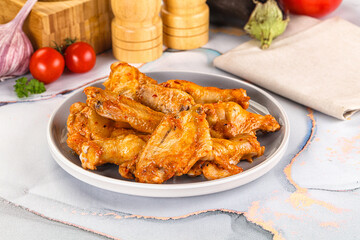 Grilled spicy chili chicken wings