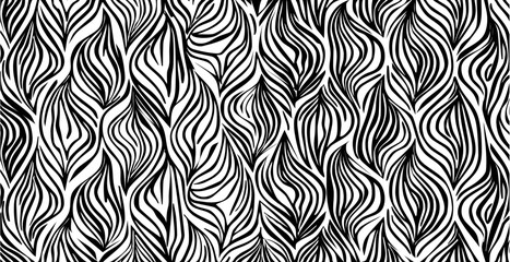 hand drawn abstract  pattern print, zebra print, simple  wavy modern design wallpaper.