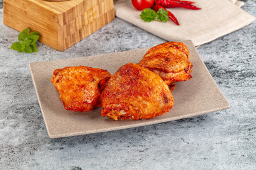 Baked marinated crispy chicken tighs