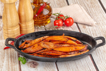 Homemade cuisine - baked sweet batat