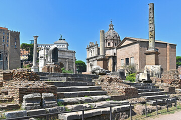 Forum Romanum,  Rom,  Lazio,  Italien