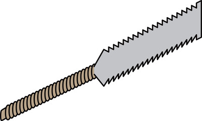Carpenter's tools Handsaw Material color