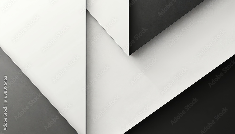 Aufkleber clean sharp geometric patterns in neutral tones creating sleek modern vibe. illustration features bl