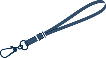 Naklejka premium Clean vector set of ID cards and lanyards, perfect for office, events, and business identity materials.