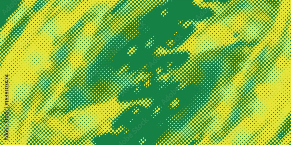 Poster abstract dots halftone brown color pattern gradient texture background.
