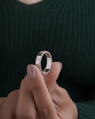 Diamond engagement jewelry ring for women with beautyful model 