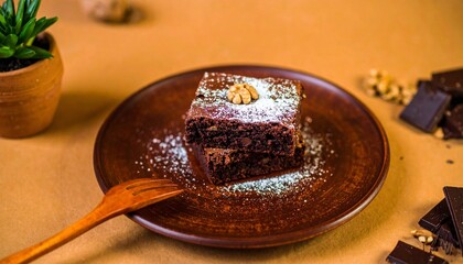 Rich Chocolate Walnut Brownie Perfection