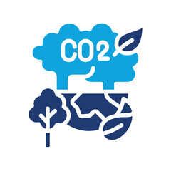 Carbon Neutral mixed color icon