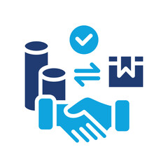 Fair Trade mixed color icon