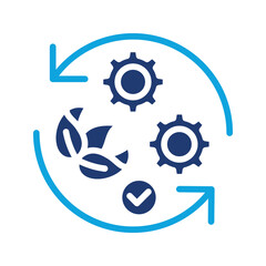 Green Operations mixed color icon