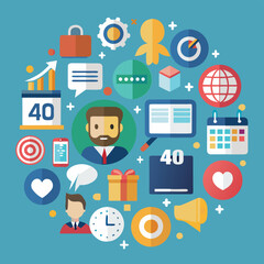 social network concept