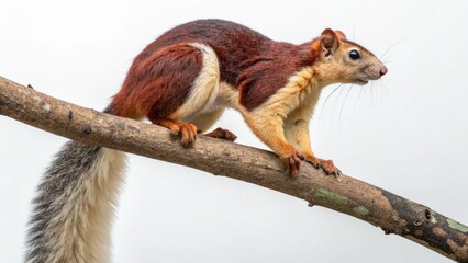 Indian Giant Squirrel on studio background