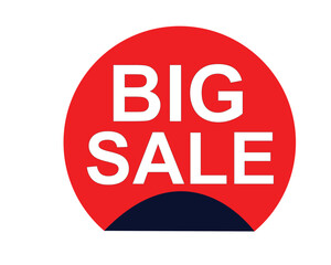 big sale, big sale square isolated sign, big sale sticker