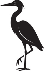 buck bird vector art বক পাখি
