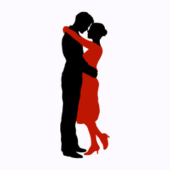 Couple Poses Simple Icon Graphic Template, Friendship Gift Couple Love Black Cartoon Style Design, Couple Vector Couple Poses Silhouette Symbol Graphic