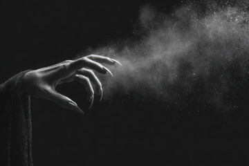 Yoga Pose Silhouette In style of Watercolor Abstract For Wellness Meditation with pastel color splashes and serene figure