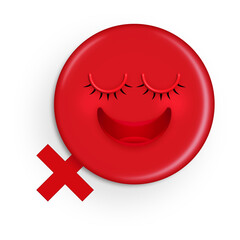 emoji figure sex female woman icon character pretty beautiful mockup drawing illustration pin creative animated life gender option vector png