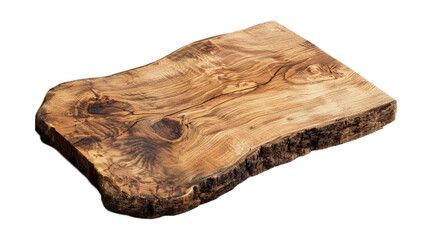 A beautifully crafted wooden slab showcasing intricate grain patterns, ideal for artistic projects, furniture making, or as a decorative centerpiece, set against a neutral background